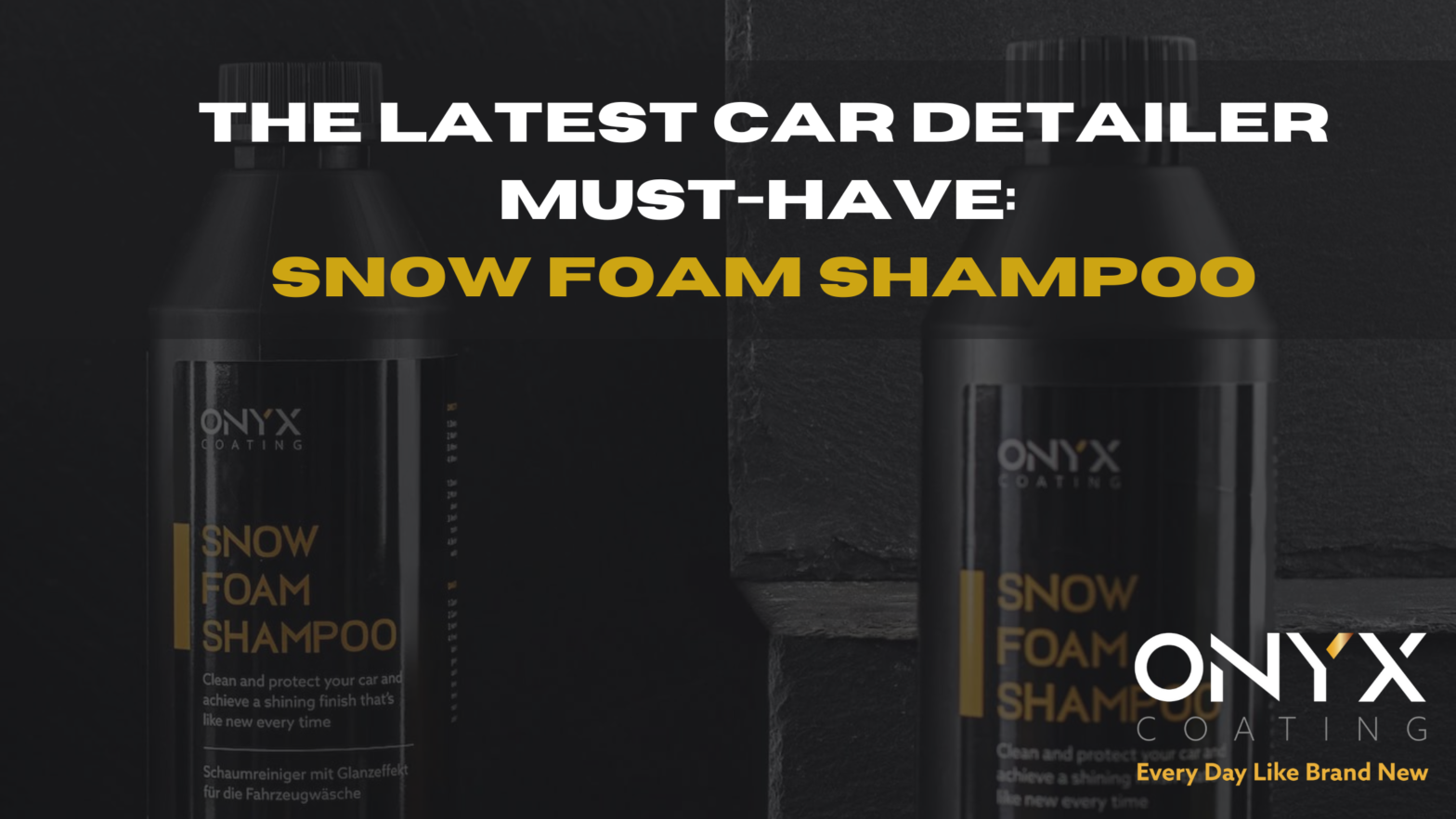 The latest car detailer must-have: Snow Foam Shampoo